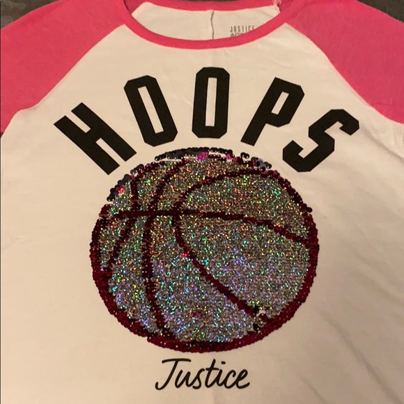 💗Justice HOOPS T💗 - Picture 2 of 6